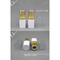 AG-JH-L-110A AGPM Cosmetics Glamorous Cup Size 11.7 12.1 12.7mm quadrate clear and white plastic lipstick case